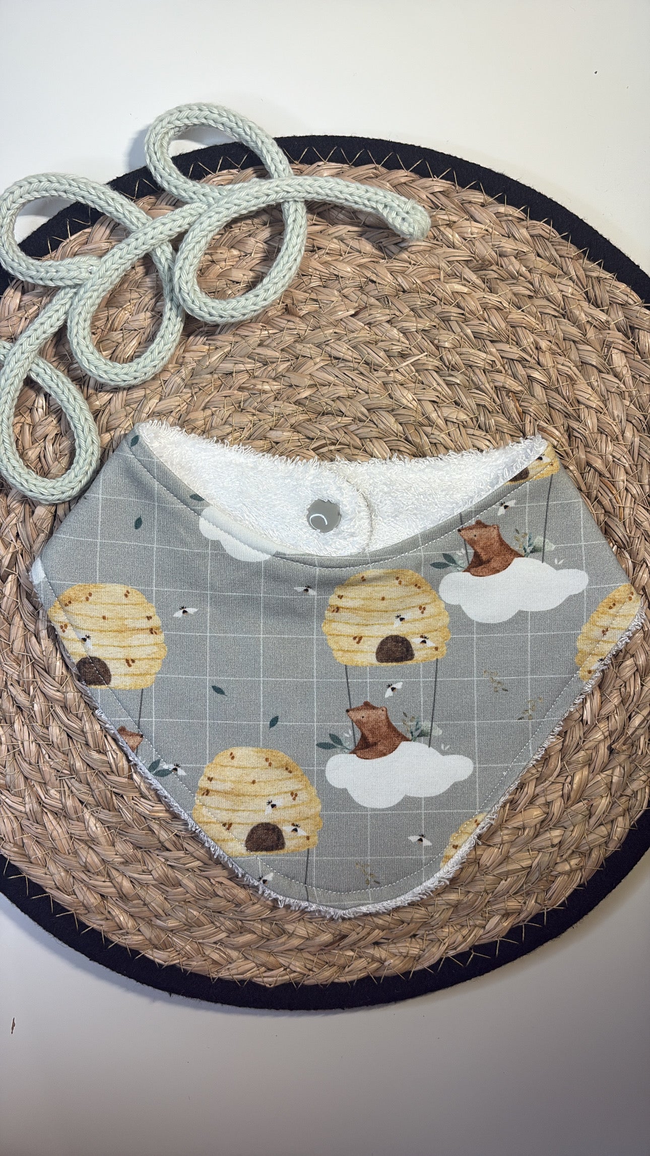 Bear Honey Hive Bib