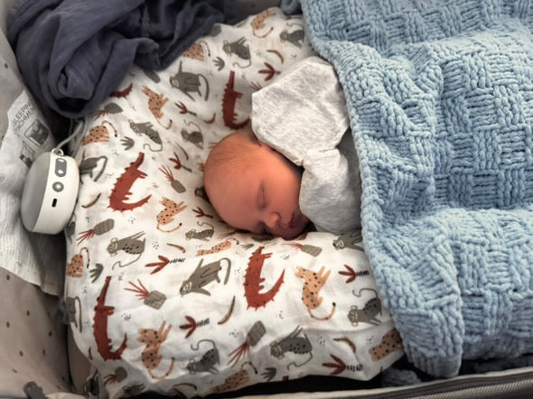 Monkey Swaddle Blanket