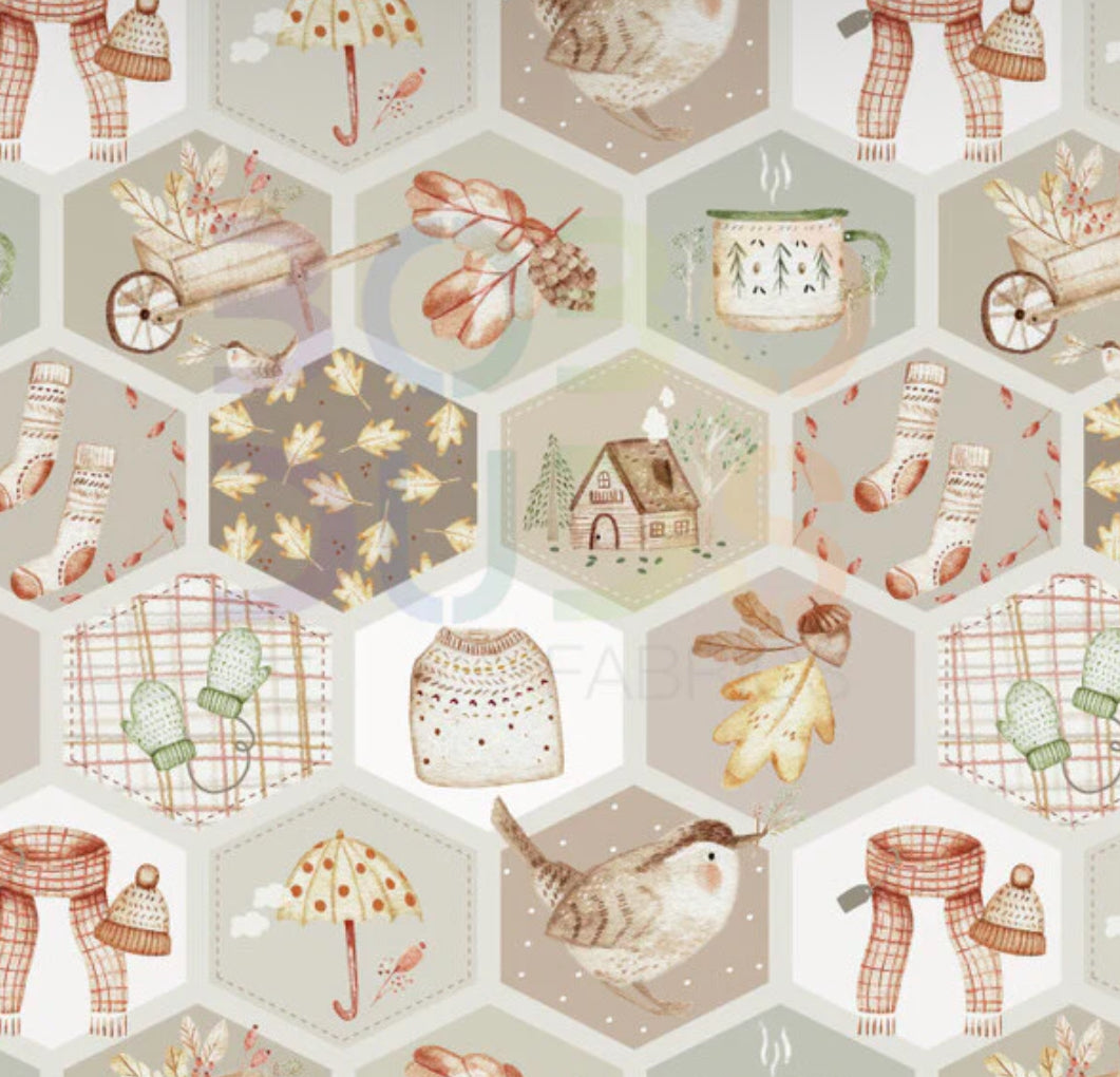 Autumn Hexagon Flares