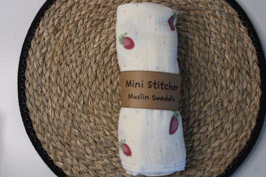 Little Strawberry Swaddle
