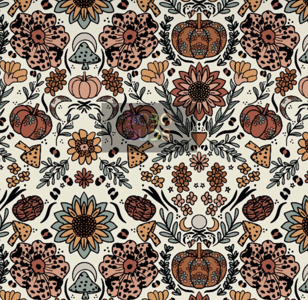Pumpkin Floral Flares