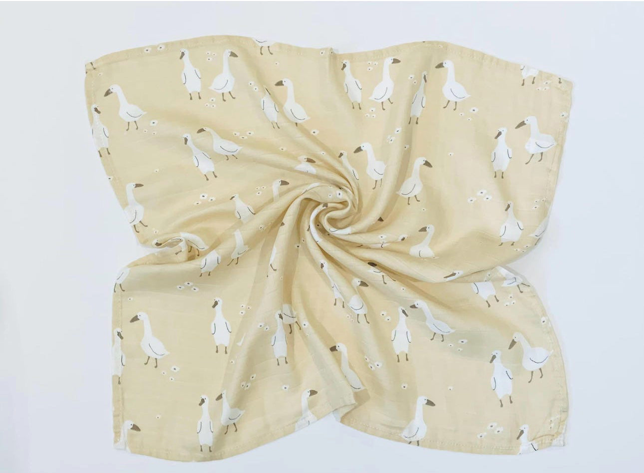 Goose & Leaf Muslin Cloth