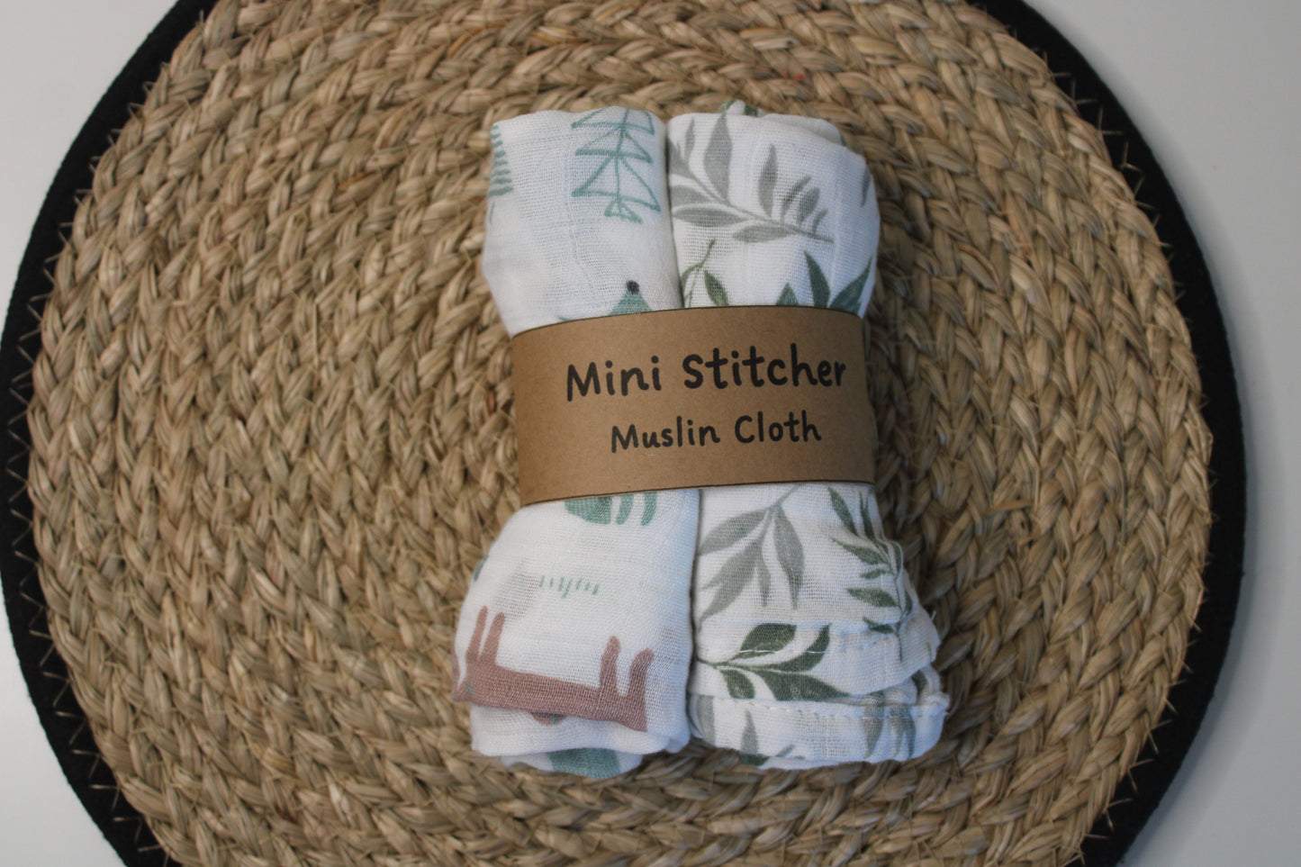 Fox & Leaf Muslin Cloth