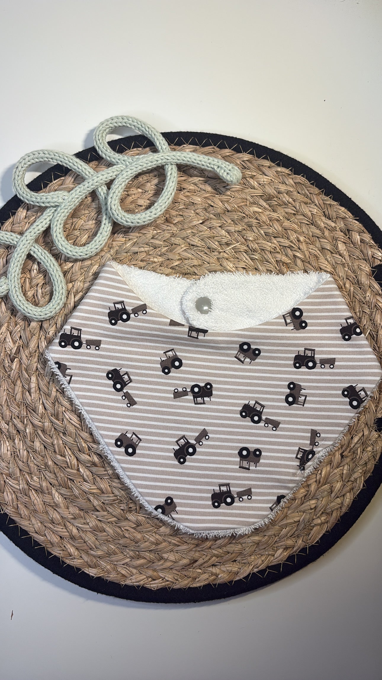 Stripe Train Bib