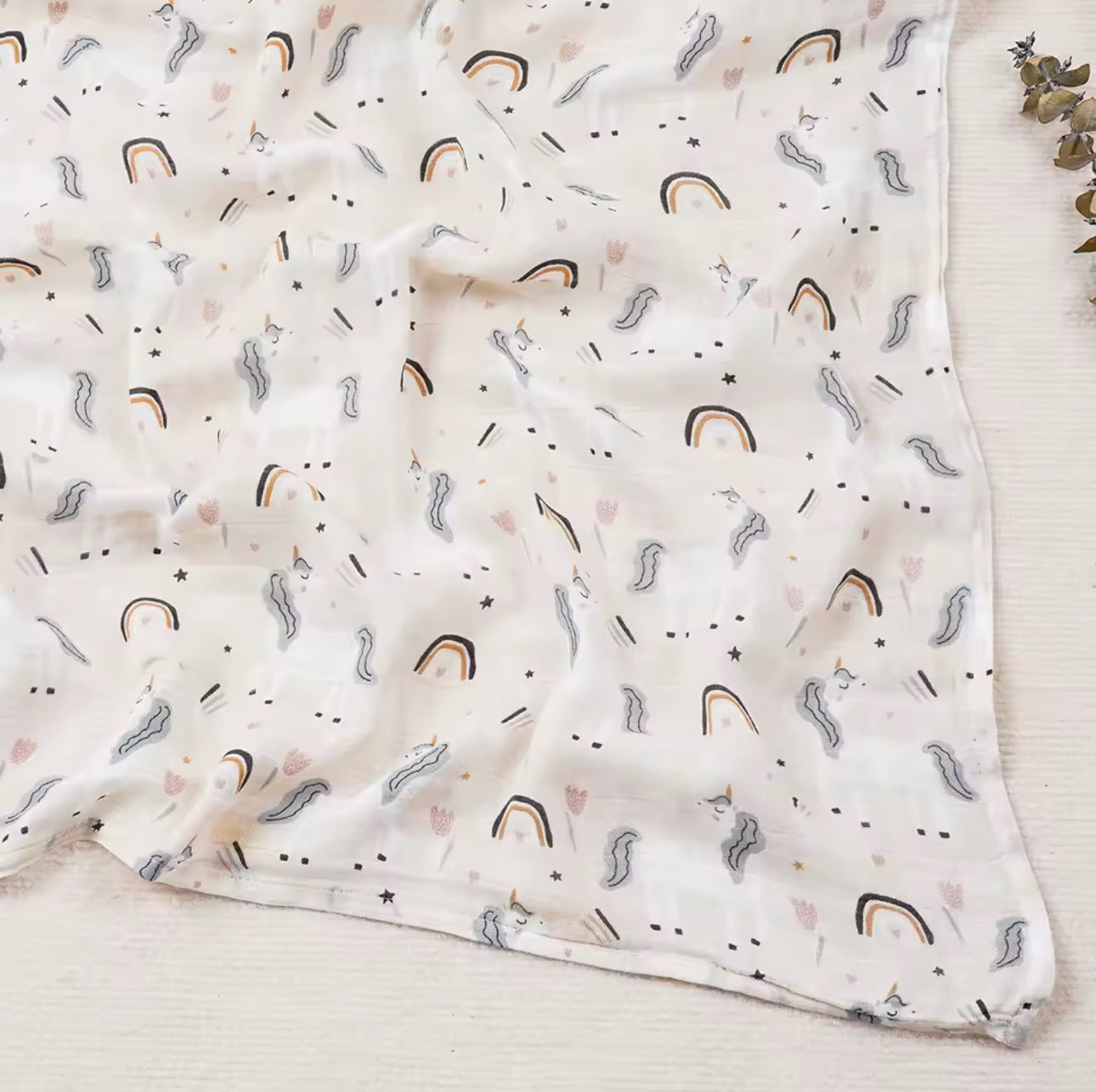 Unicorn Swaddle Blanket