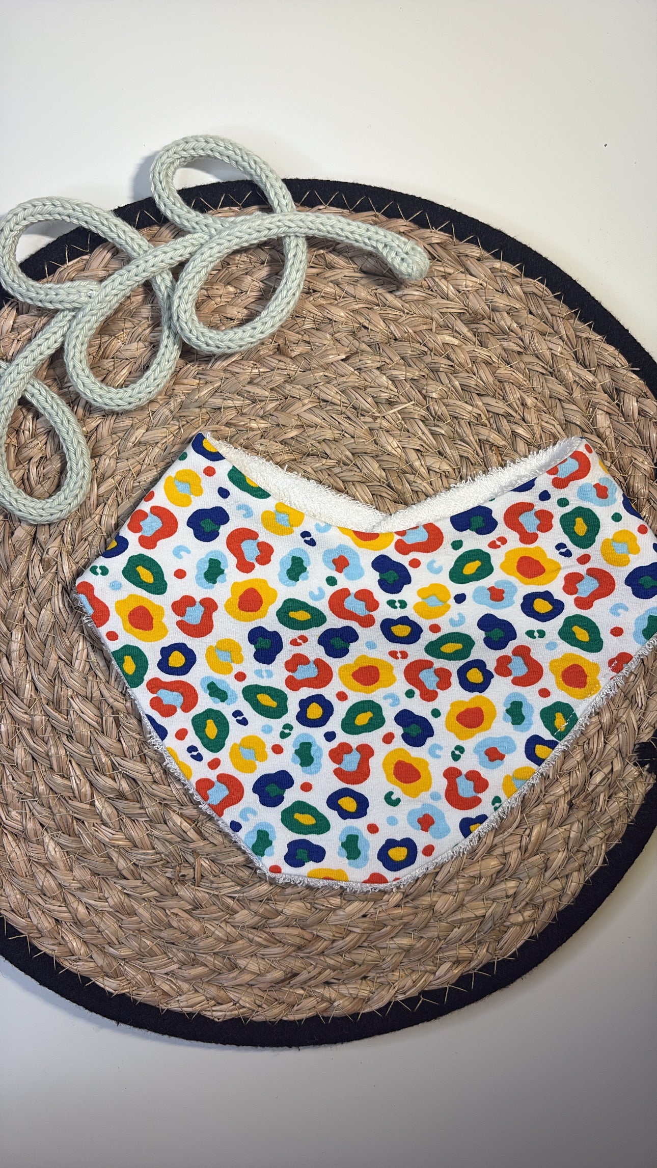 Colourful Leopard Bib