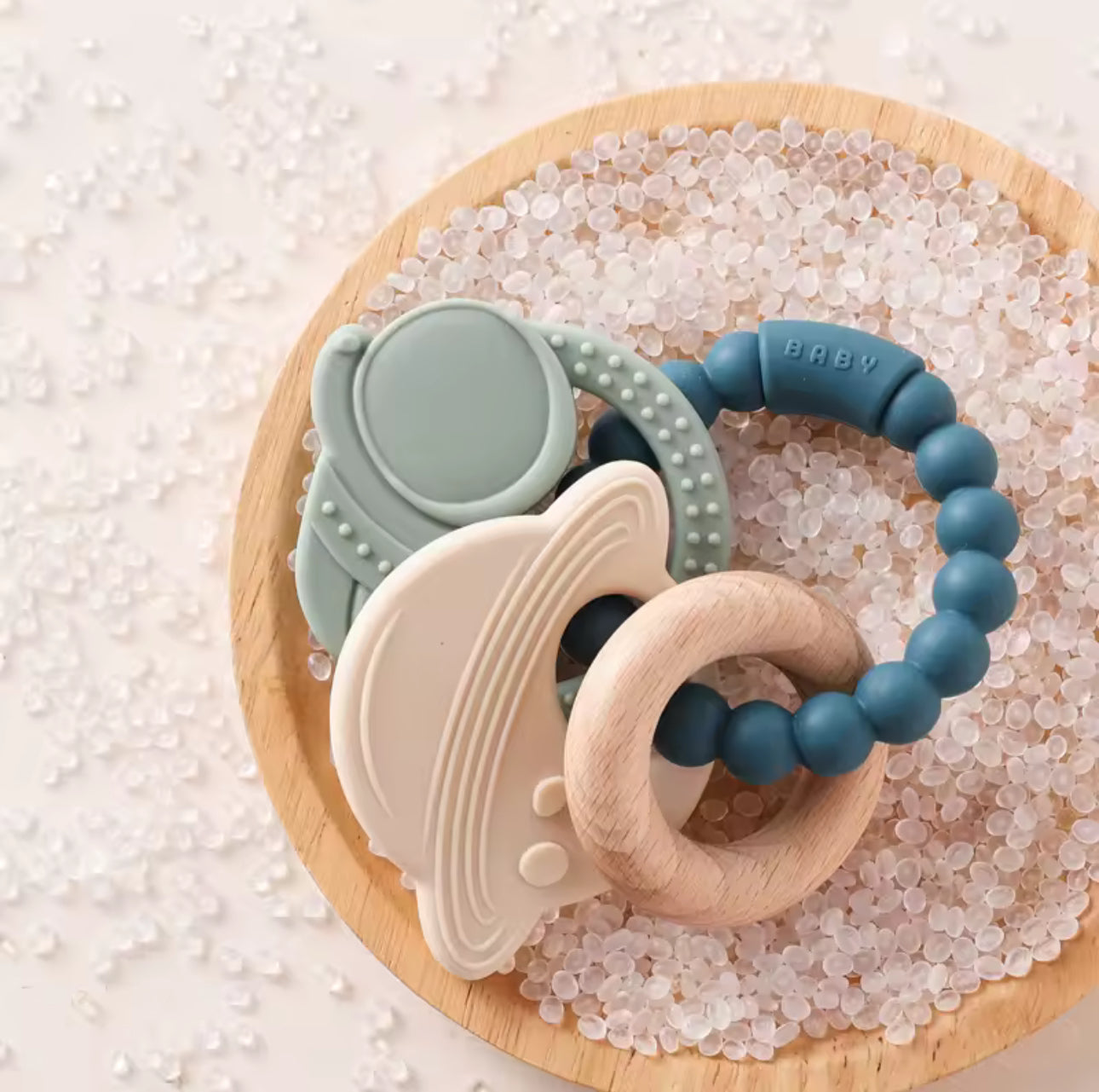 Space Silicone Teething Ring