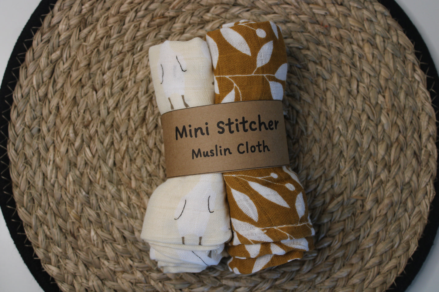 Goose & Leaf Muslin Cloth