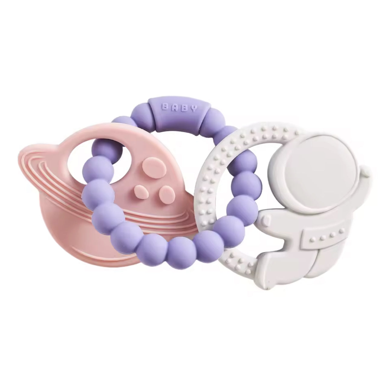 Space Silicone Teething Ring