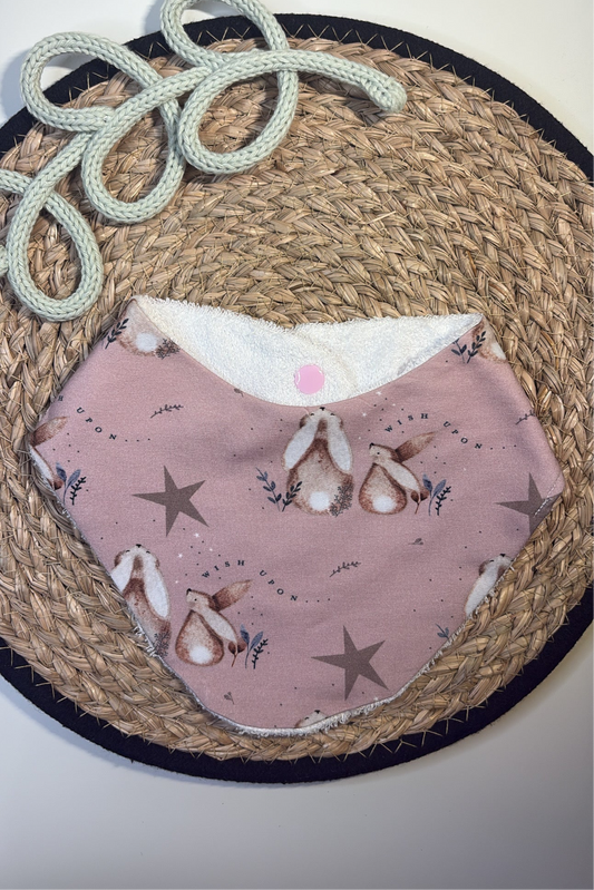 Wish Upon Pink Bib
