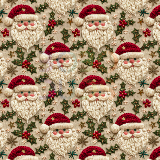 Embroidered Santa Romper