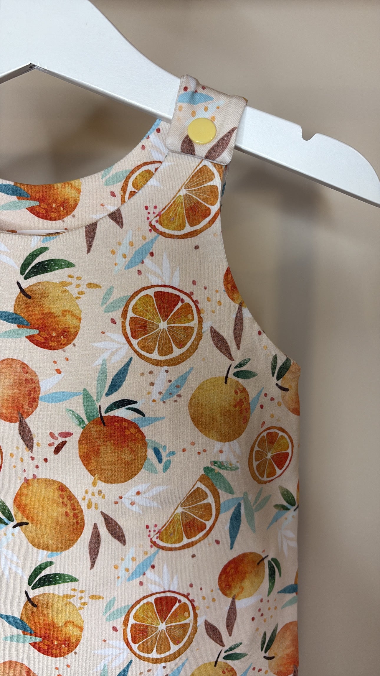 Tangerine Romper