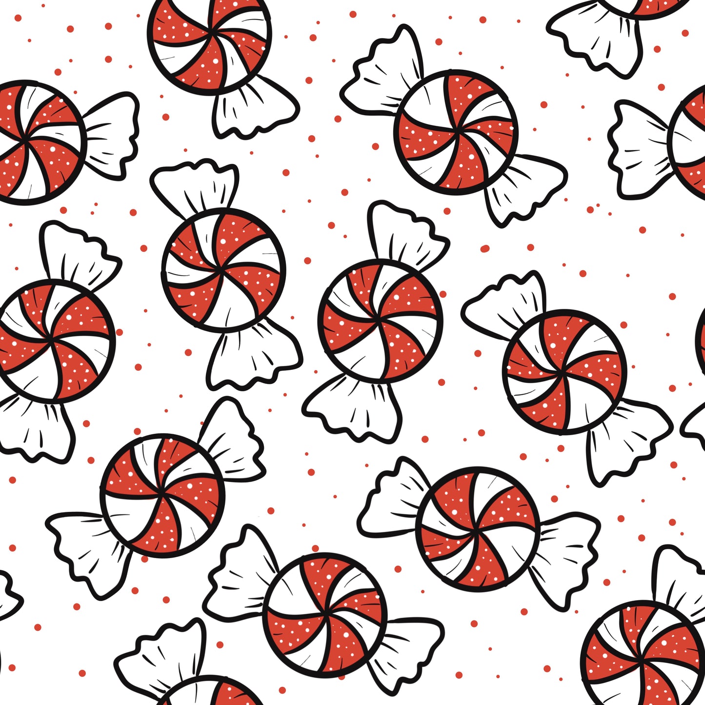 Candy Cane Swirl Romper