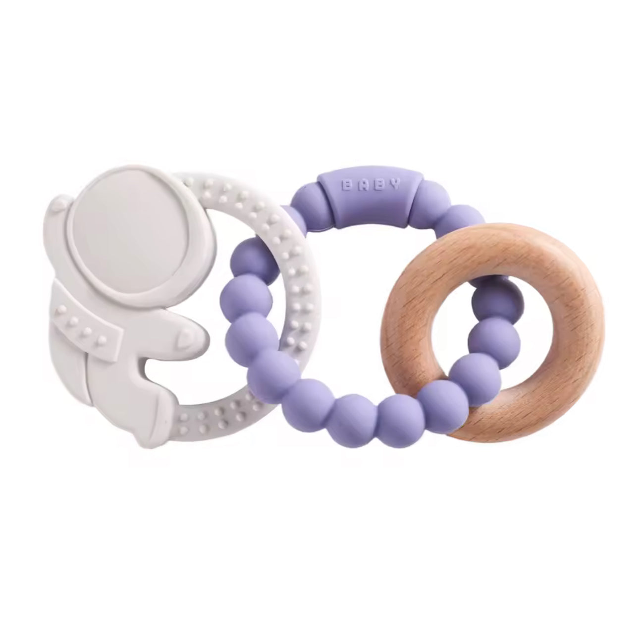 Space Silicone Teething Ring