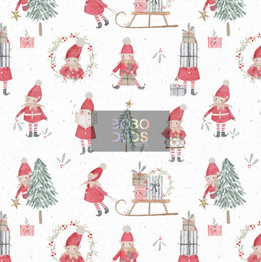 Juniper the Elves (White) Romper