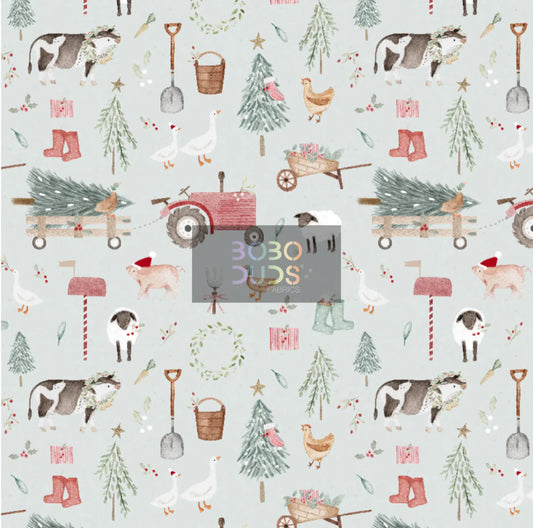 Ginger Farm (Chalk) Romper