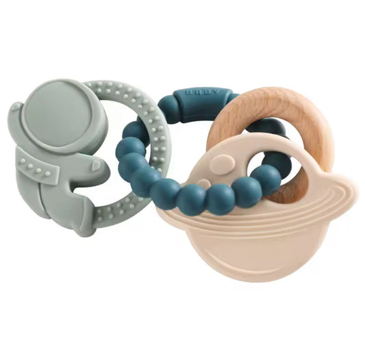 Space Silicone Teething Ring