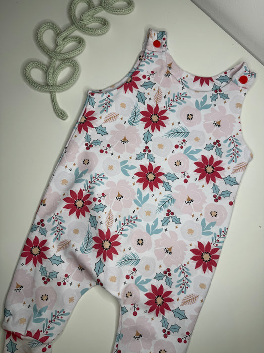Winter Floral Romper