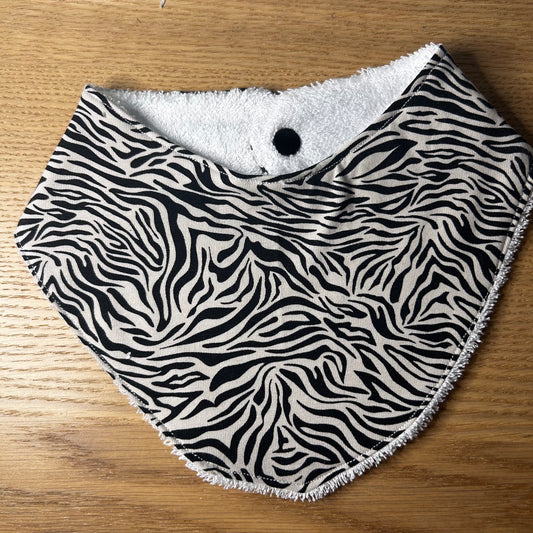 Zebra Print Bib