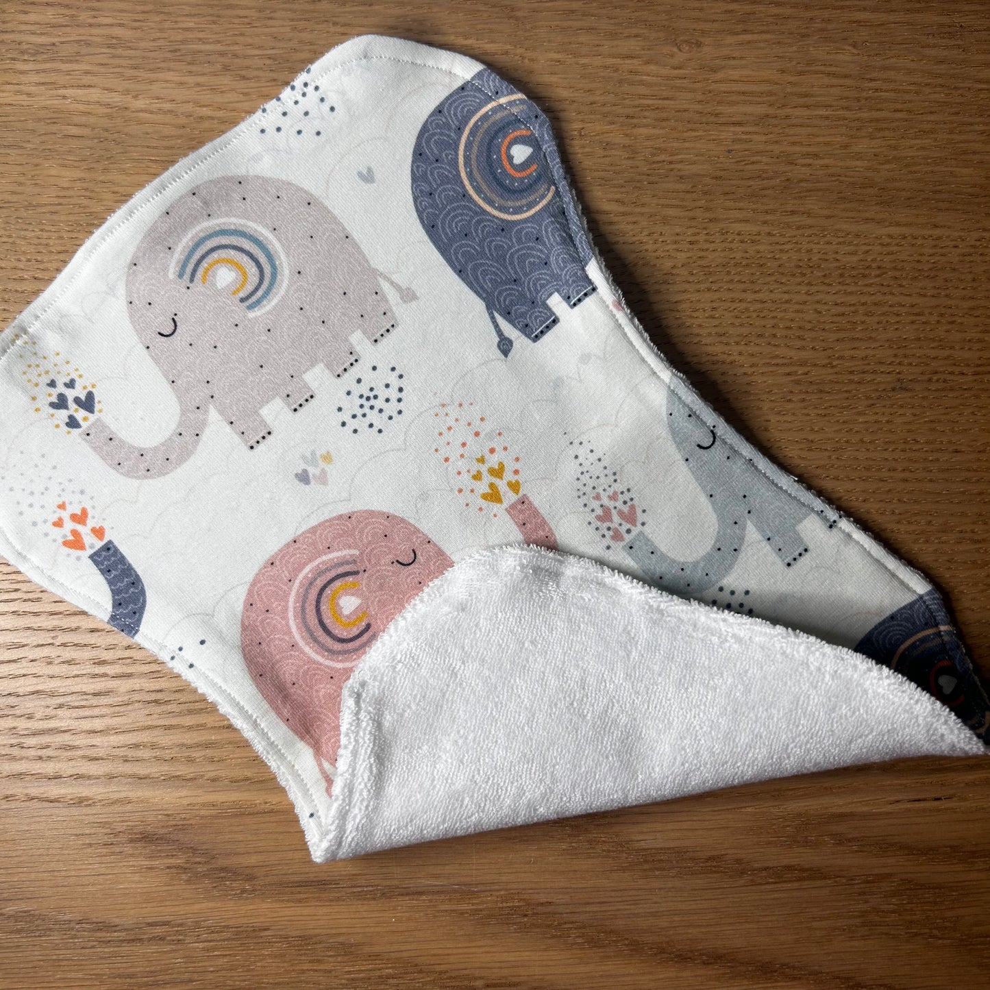 Nelly Elephant Burp Cloth